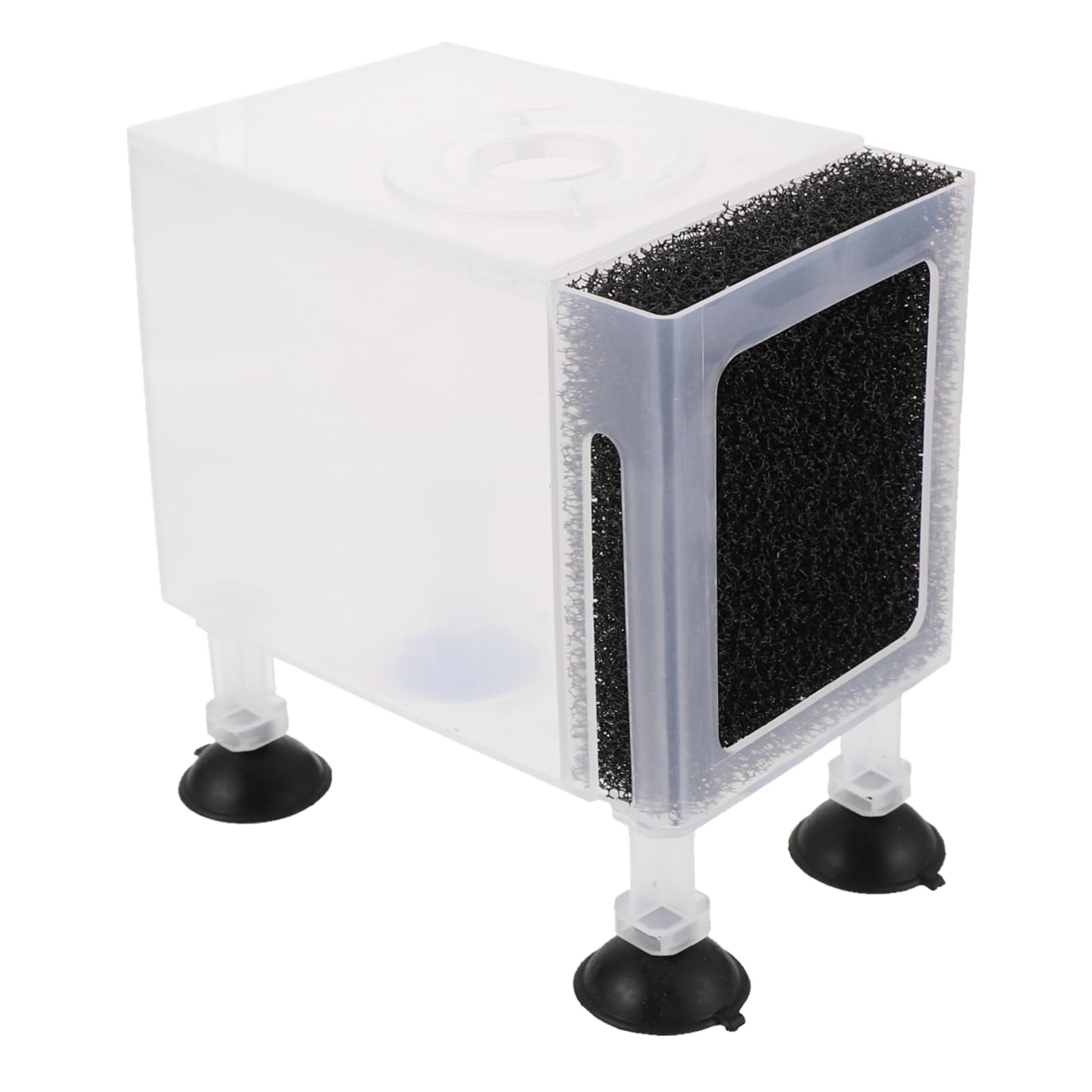 TOYANDONA 1Set Household Pump Box Transparent Protective Pump Container for Water Pumps Easy Assembly Durable Enhanced Stability with High Foot Nails