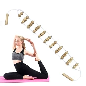 美品⭐︎クシロ薬局 木製ローラー バックローラー 筋肉ほぐし用