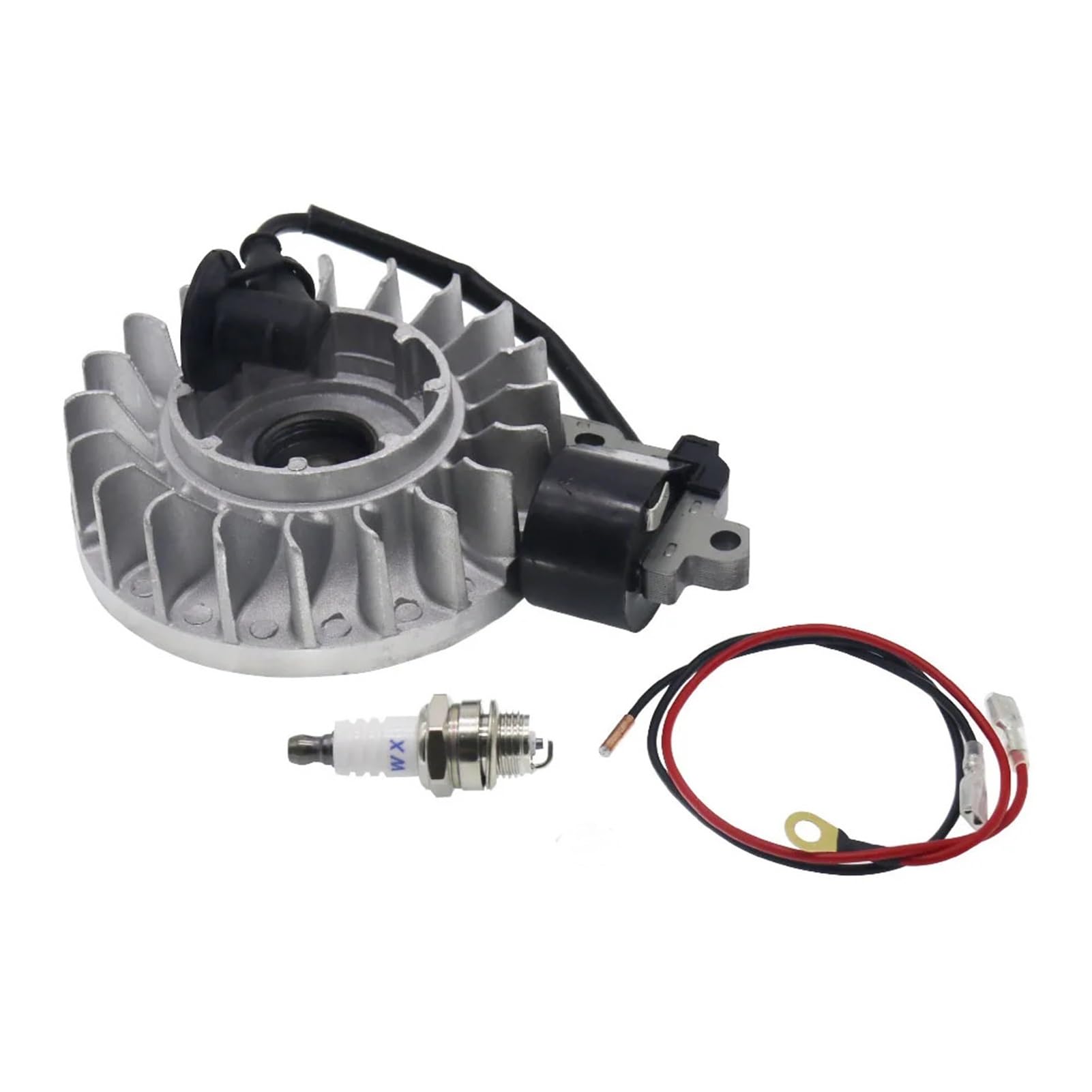 Mnxbdge Flywheel Ignition Fit For Stihl 066 Ms650 Ms660 Chainsaw Engine Garden Tools Parts 11224001217, 11224001314 Magneto Flywheel & Igniter Ignition Coil(Flywheel Ignition)