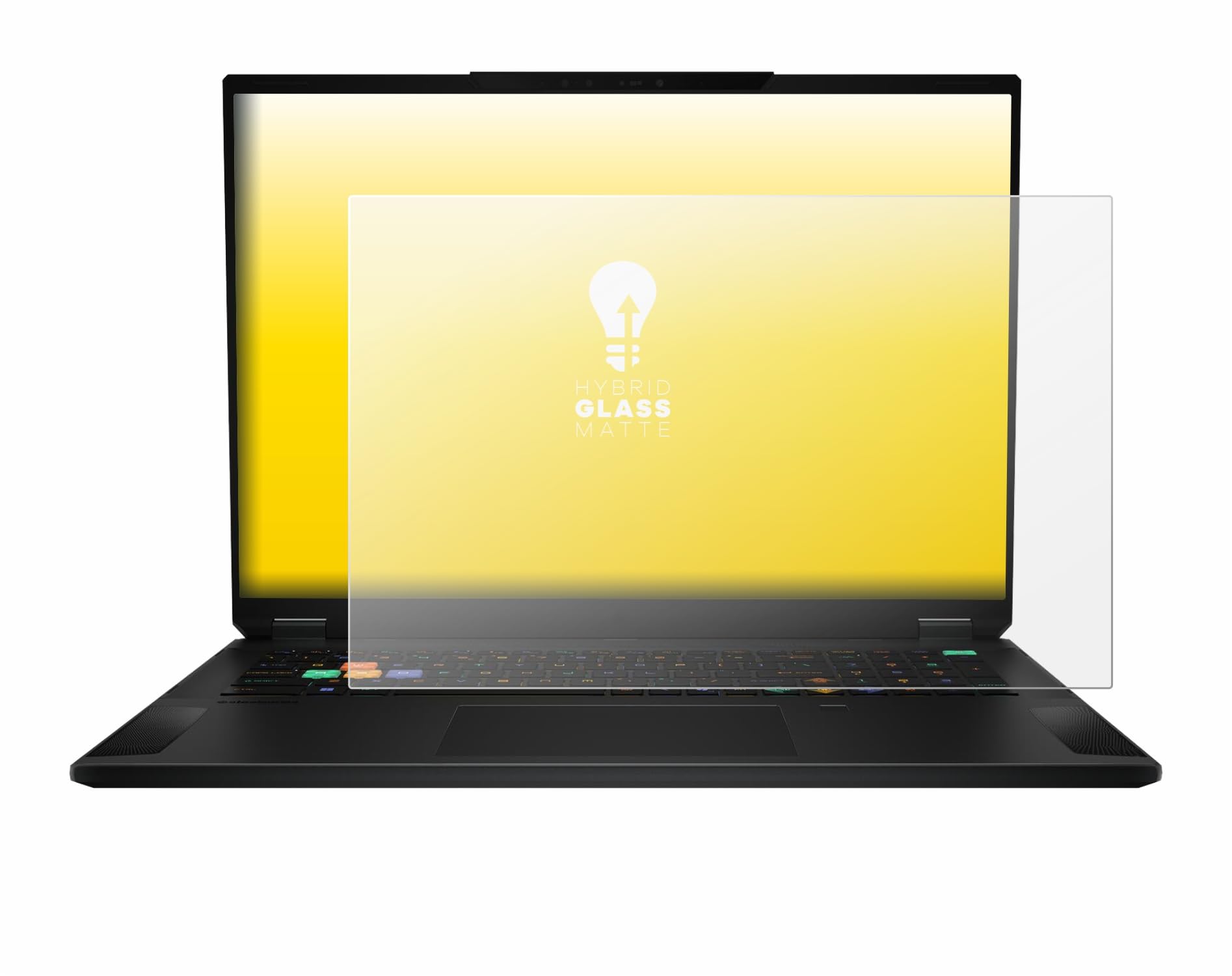 upscreen Protector Pantalla Cristal Mate para MSI Stealth 18 HX AI Protección Anti-Reflejos – 9H Dureza