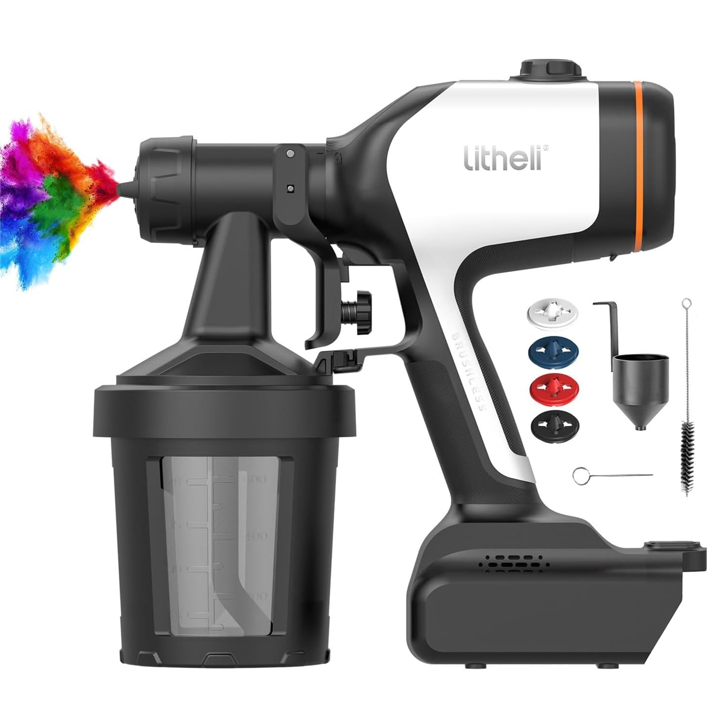 LiTHELi 20V Paint Sprayer - Cordless HVLP Gun -11 LiTHELi 20V Paint Sprayer - Cordless HVLP Gun -11