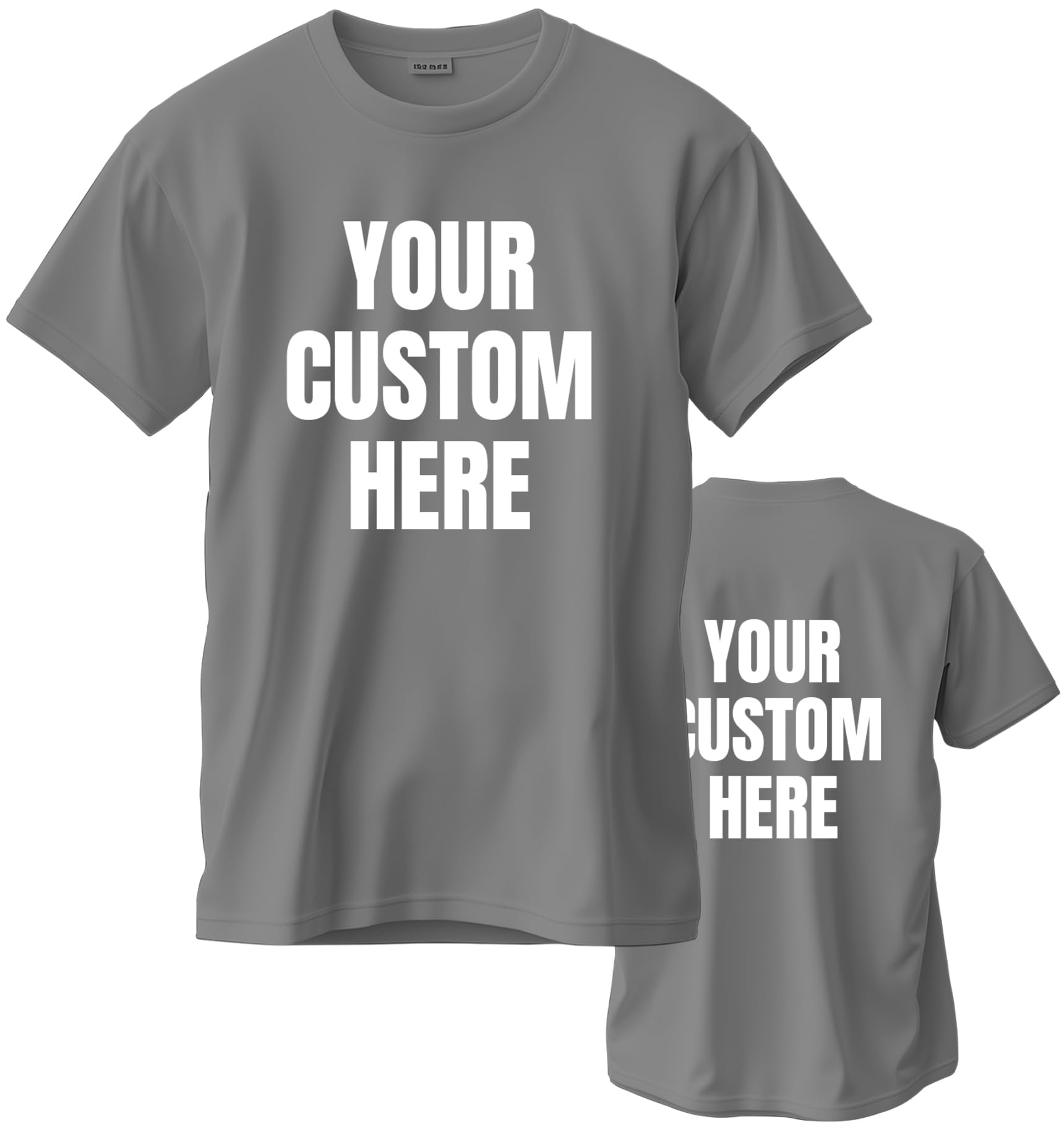 Custom T Shirts for Men/Women Personalized Unisex Tee Shirt Printed Photo Front/Back