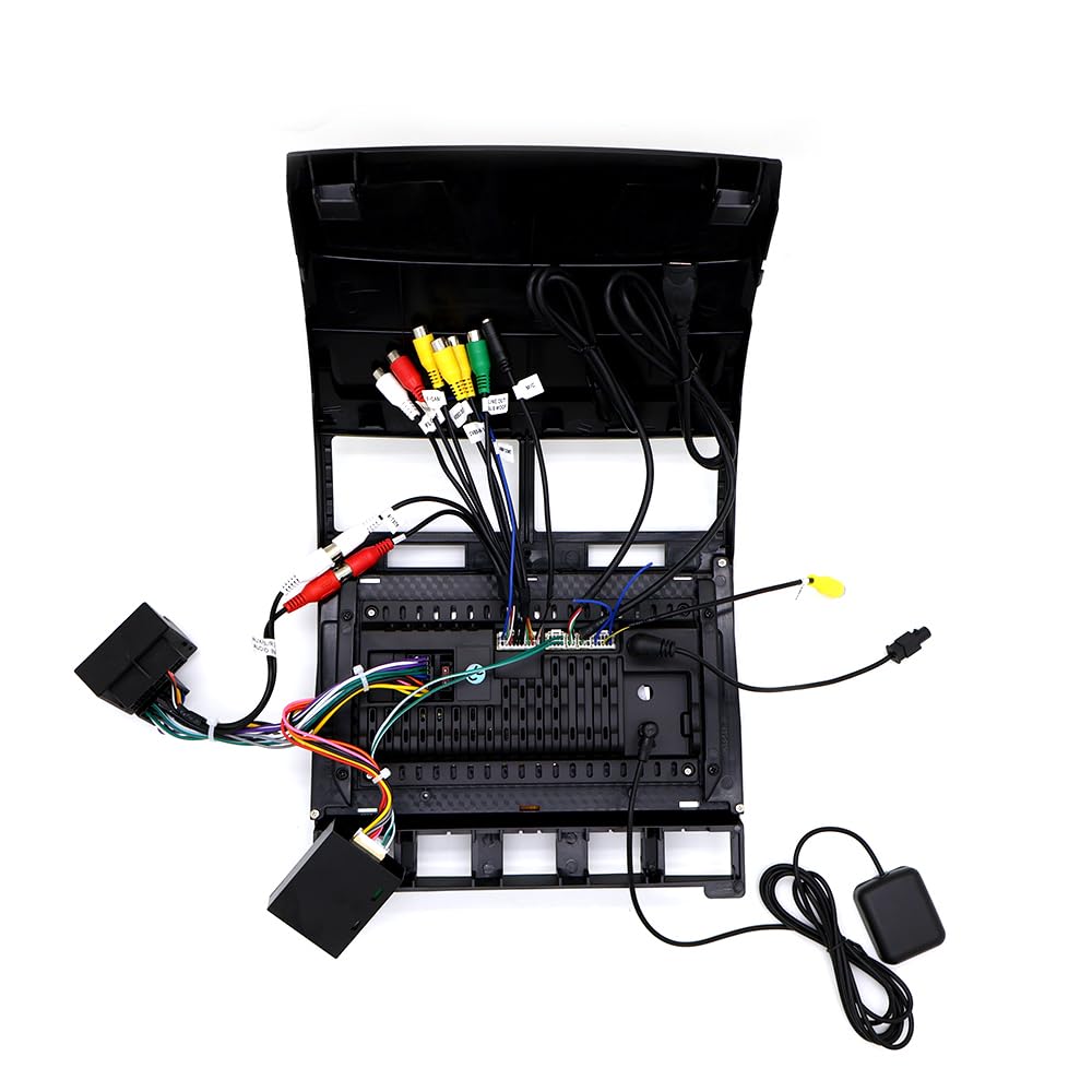 2+64G Android 15 radio samochodowe do V&W Touareg 2003-2010, 9-calowy ekran dotykowy Double Din Radio do Touareg Carplay Android Bluetooth WiFi GPS DSP DAB FM AHD kamera cofania Mirror Link