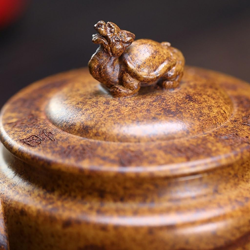 Teesieb Retro Exquisite Bergblick Drachenschildkröte Teekanne Teezeremonie Liefert Keramik Teekanne Wasserkocher