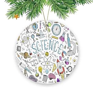 Cute Christmas Tree Ornaments for Home,Friends,Family Hanging Souvenir,Science