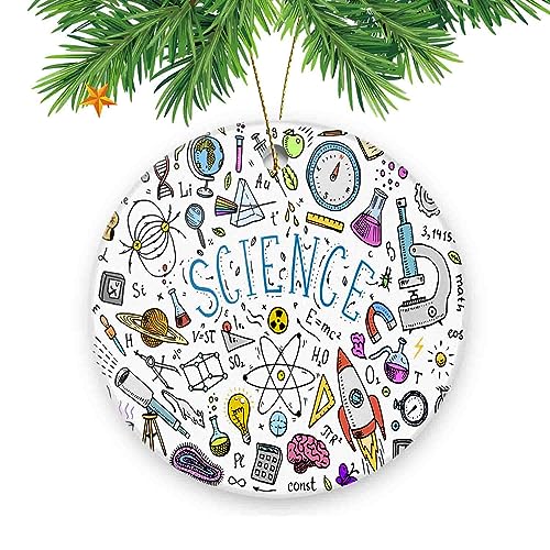 Cute Christmas Tree Ornaments for Home,Friends,Family Hanging Souvenir,Science