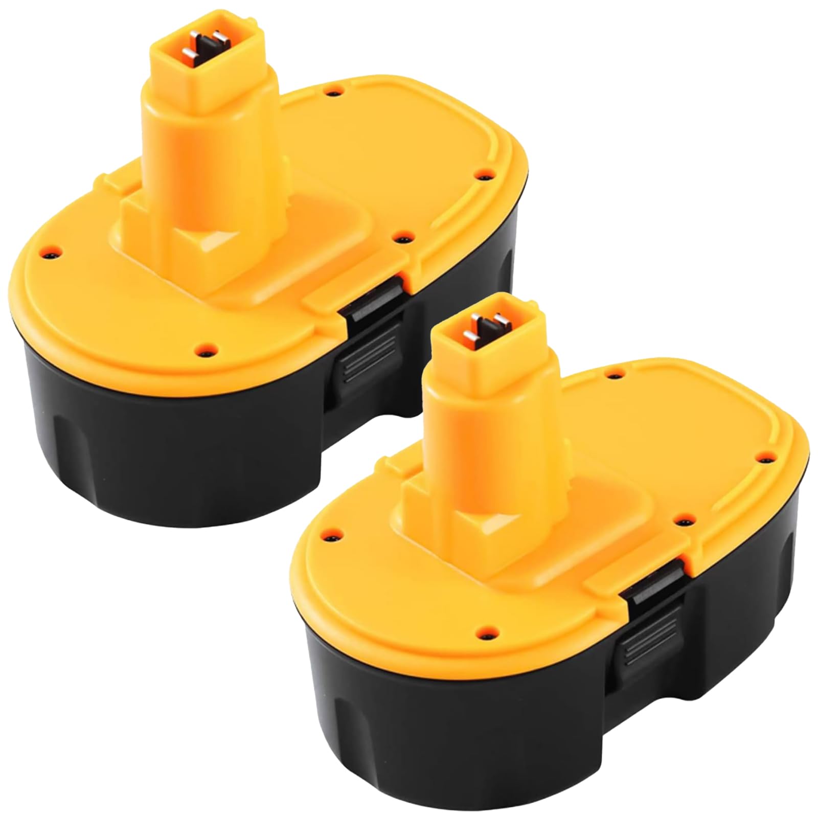 2 Pièces Batterie de Remplacement 18V 4500mAh Ni-MH pour Dewalt 18V