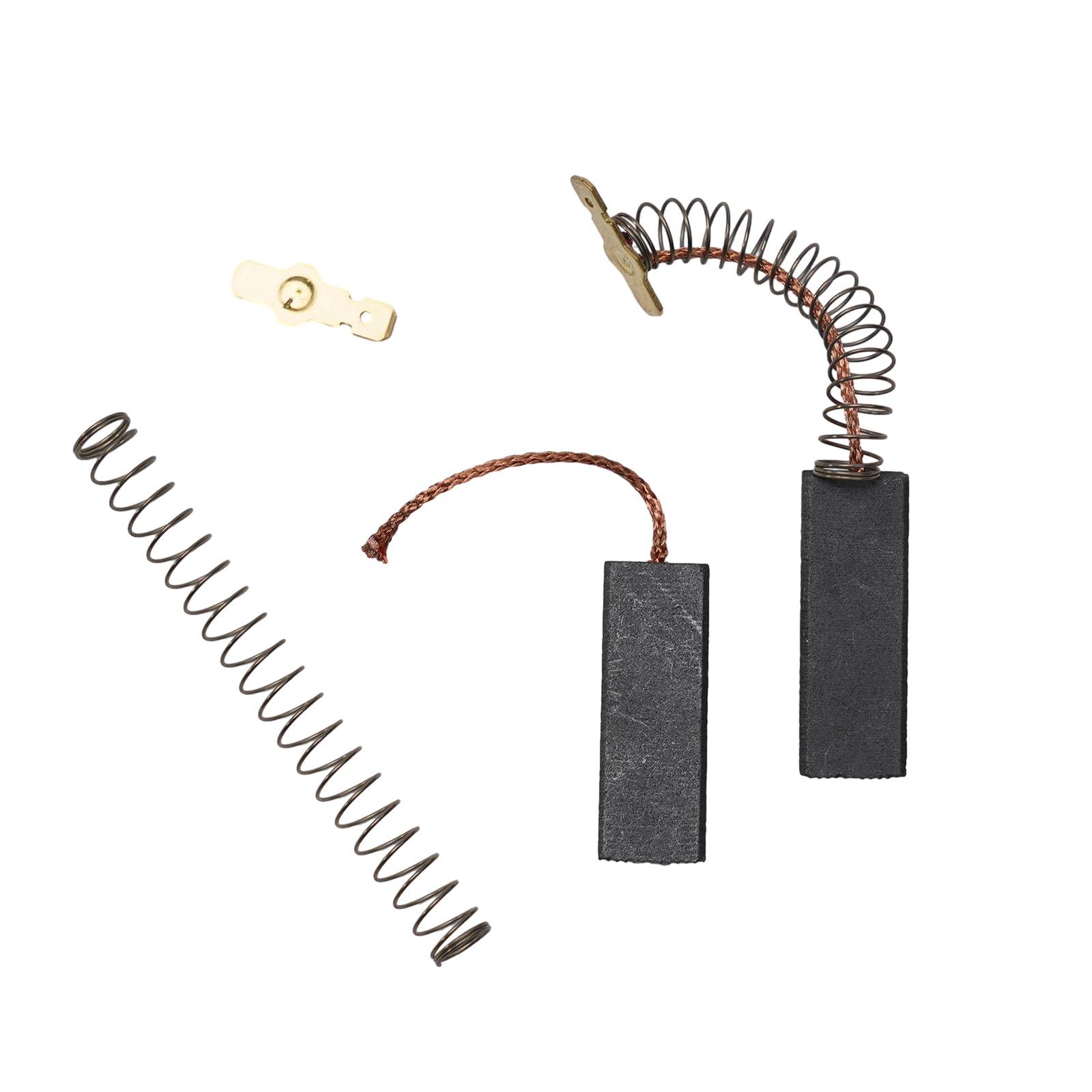 2 escobillas de carbono para motores de lavadora 141344 141667 141504