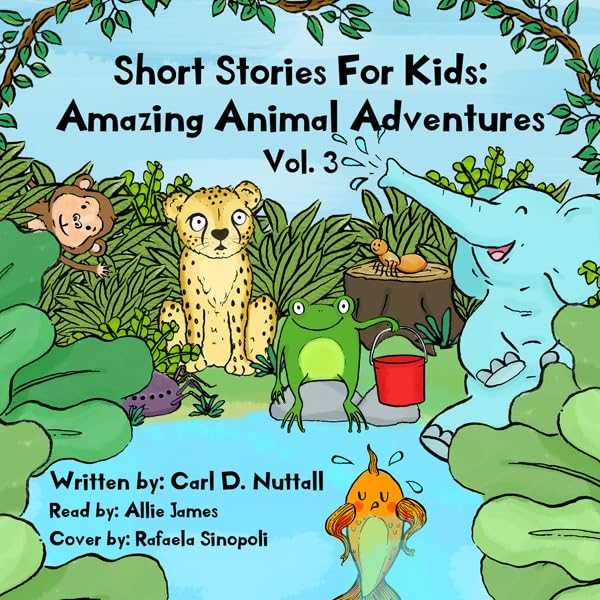 Cover art for Short Stories for Kids: Amazing Animal Adventures, Volume 3