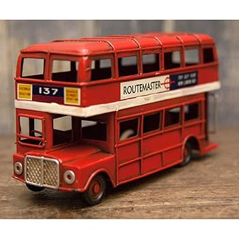Amazon.co.jp: 秋月貿易 置物 ロンドンバス W16.5×D5.5×H8.5cm