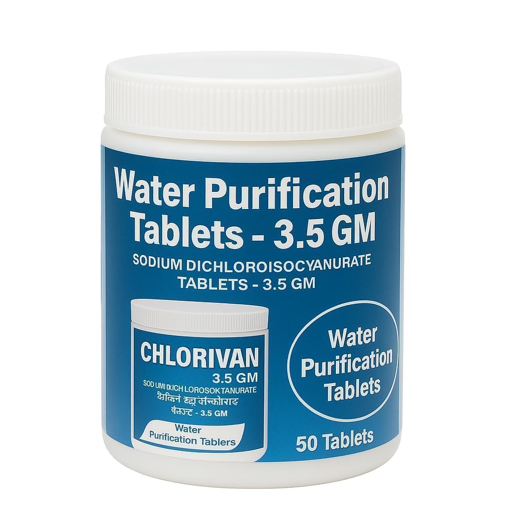 Winzwon Tablet for Clean Tank Water - Purifies 500 litres per Tablet - Pack of 50 Tablets for Effective Overhead & Underground Tank Water Purification Safe,Spoke (Pack of 1)-image-29