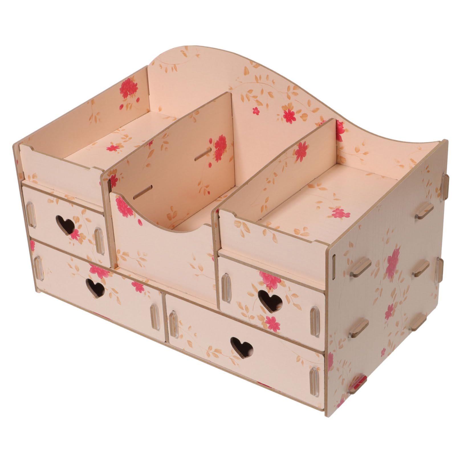 NUOBESTY Boîte De Rangement Pour Cosmétiques Organisateur De Maison Et Bureau Design Simple Et Pratique