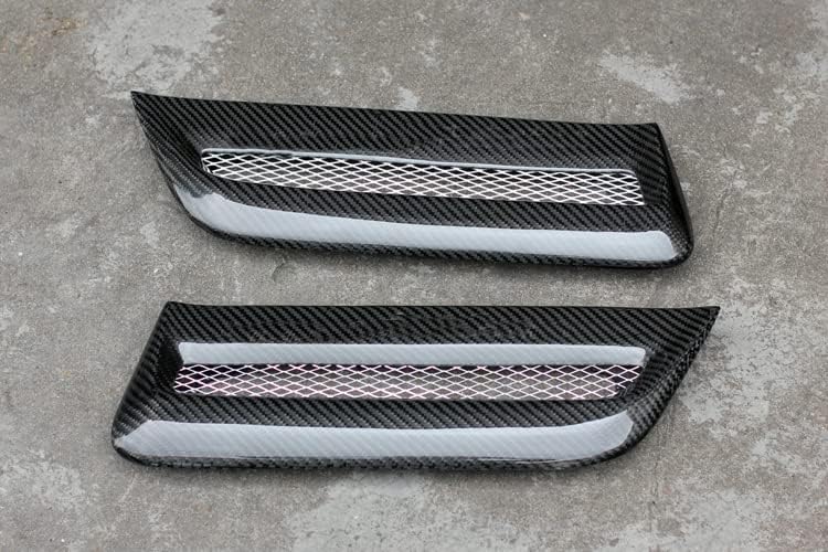 New Carbon Fiber Side Hood Scoops Compatible with Mitsubishi Lancer EVO10 EVO 10 2008-2014 (B-Style)