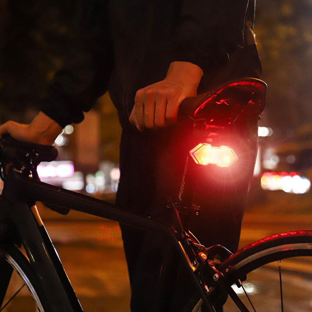 rockible Fanale Posteriore per Bicicletta Multifunzionale Adatto alla Direzione di Marcia in Montagna