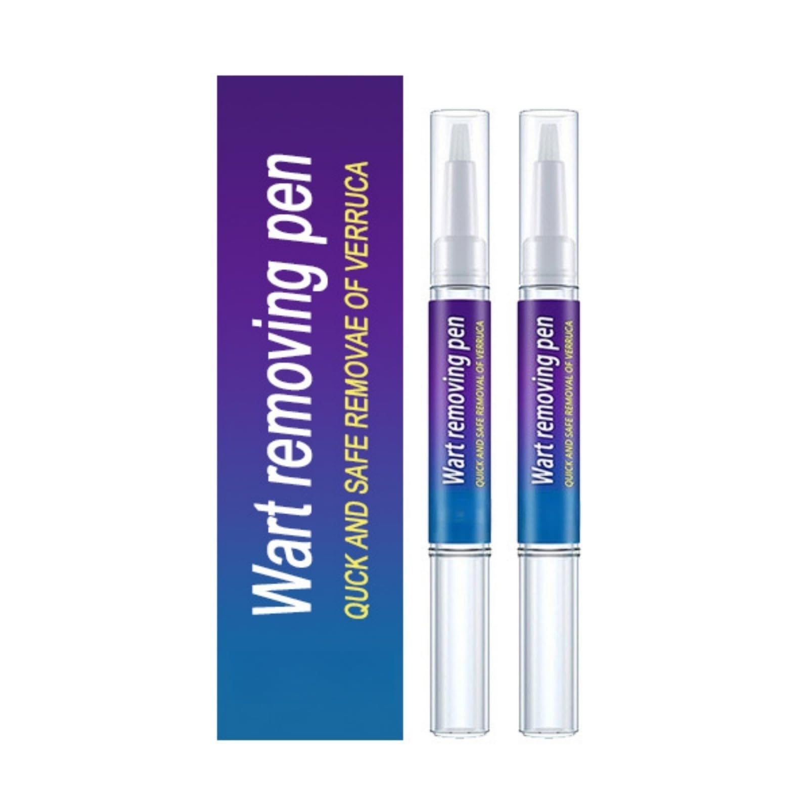 JDLYEVER Wart-Removing Pen Anti-Wart Pen, Effective for Common Warts, Flat Warts, and Plantar Warts, Fast-Acting Non-Irritating Easy-To-Use Safe and Gentle 2Pcs