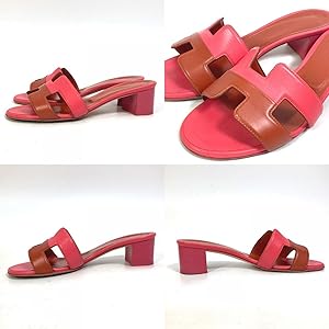 HERMES オアジス バイカラー サンダル Amazon | [エルメス] オアジス 靴 バイカラー サンダル レザー