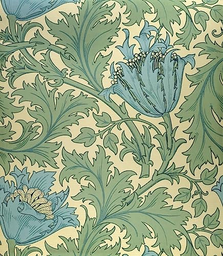 Affiche Toile William Morris Conception d'anémone Art Portrait Decoración Mural