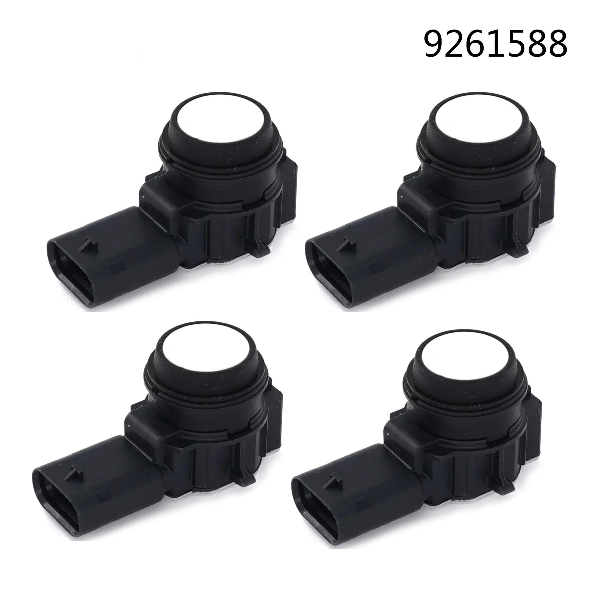 Sensore Parcheggio per BMW 1 2 3 4 Serie Paraurti Sensore Ad Ultrasuoni Bianco 4 PZ 9261588 0263033271 PDC Aiuto Sensore di Parcheggio Retromarcia Allarme Retromarcia Auto