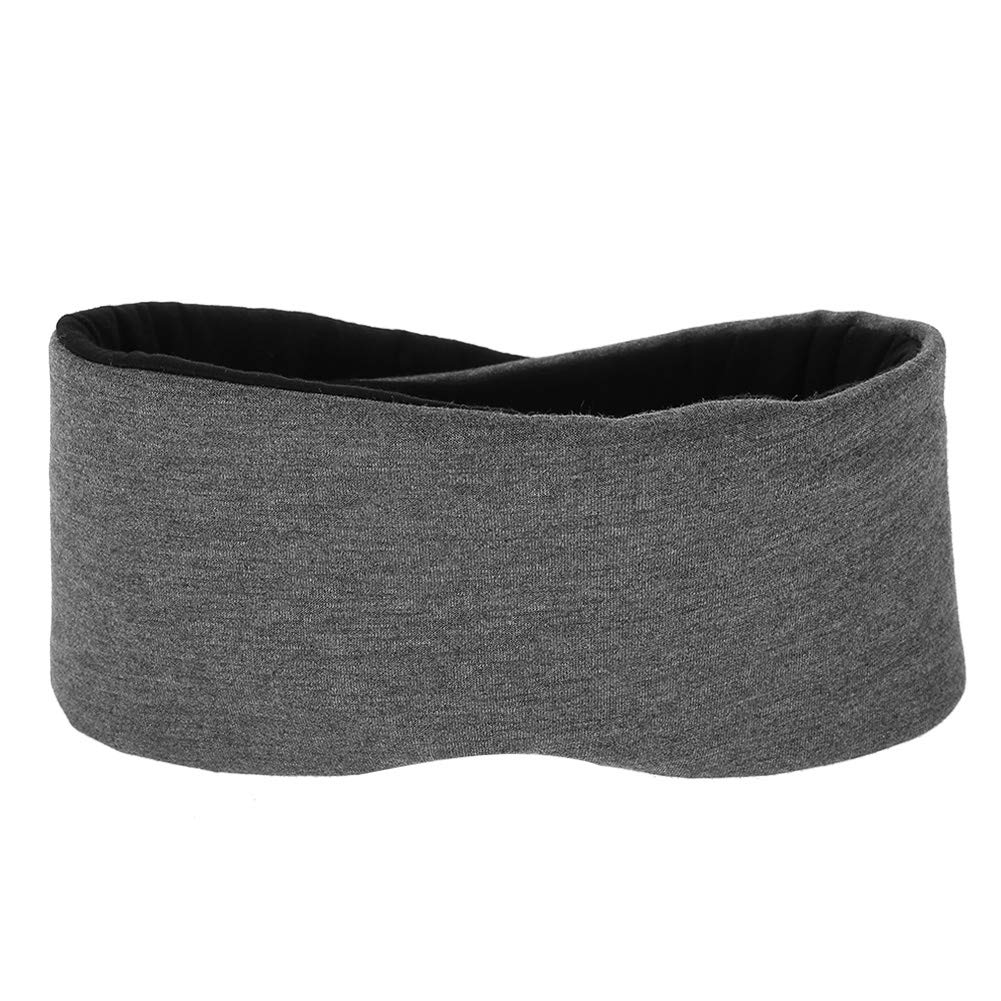 Máscara para los ojos, máscara para dormir para mujeres y hombres, máscara de sueño con diseño actualizado, máscara de noche suave y cómoda para viajar(negro)