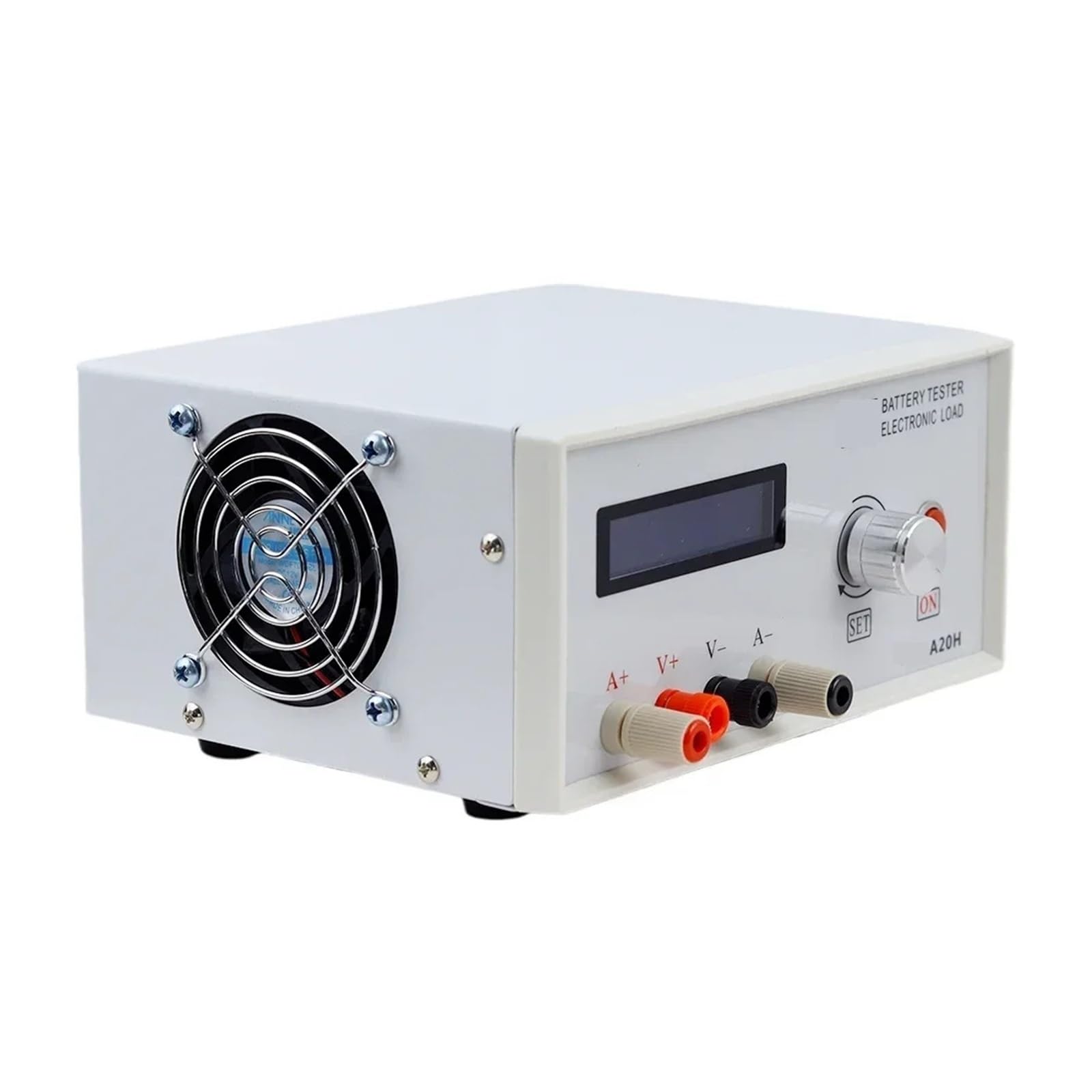 Comprobador de capacidad de batería A20H, comprobador de carga electrónica, descarga de batería, fuente de alimentación, 30 V, 20 A, 200 W Rendimiento alto