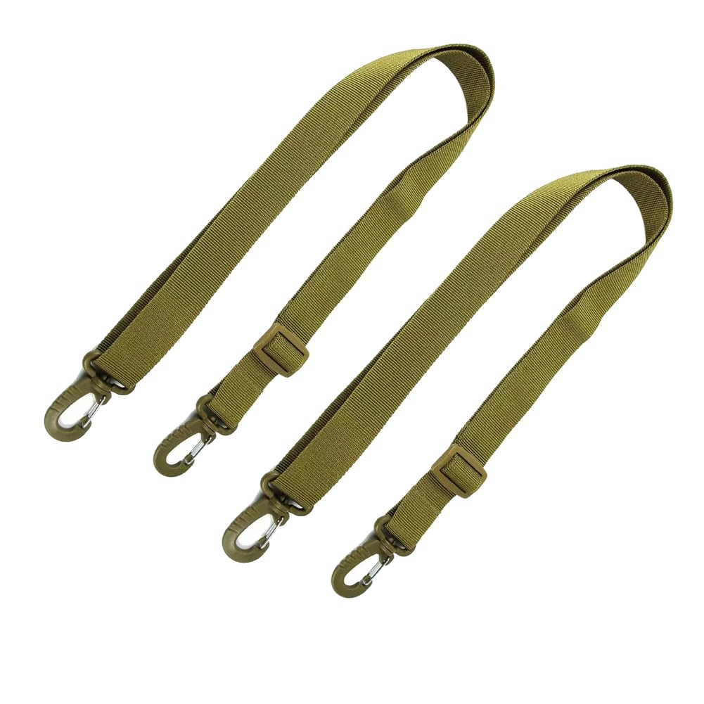 Wapealy 2-Pack Adjustable 1-Inch Replacement Shoulder Straps – Universal Nylon Sling Straps for Bags, Pouches & Outdoor Gear