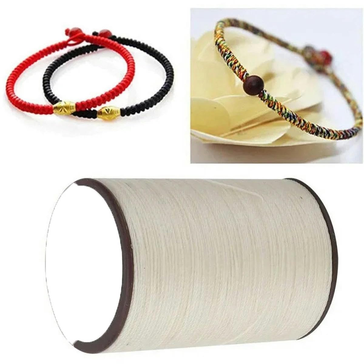 CHSEROK 20 Pezzi di Filo Camoscio 3 mm Filo di Cuoio- Per Bracciali Artigianato Fai da te Fatto
