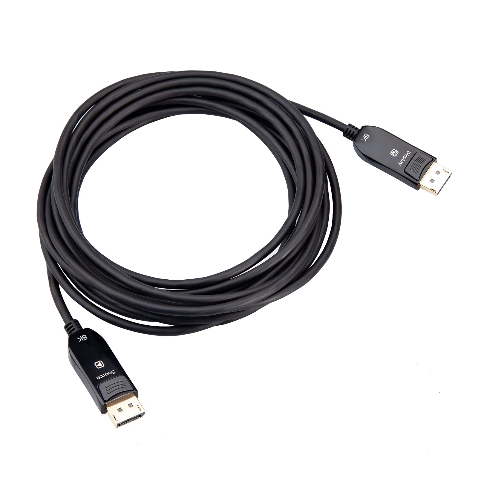 Fiber Optic DP 1.4 AOC DisplayPort Cable, Fiber DP1.4 Cable, 8K@60HZ, 4K@144HZ, 33ft/10m