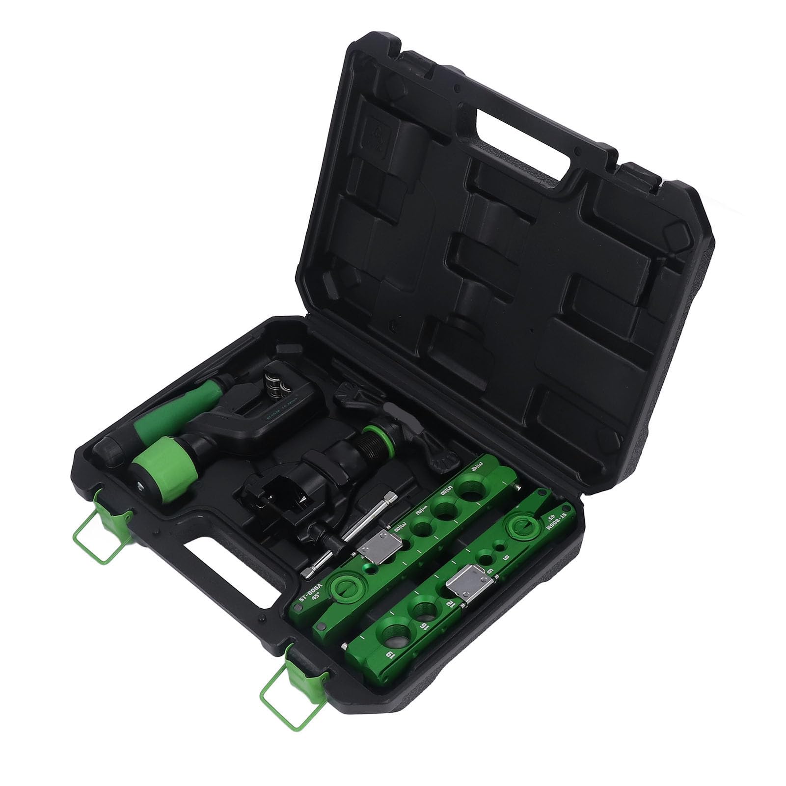 Keenso Kit de Herramientas de Flagging con Placa de Quema y Posicionamiento para Cortes de Tubos Lisos, Adecuado para la Producción de Fábrica y el Mantenimiento de la Refrigeración