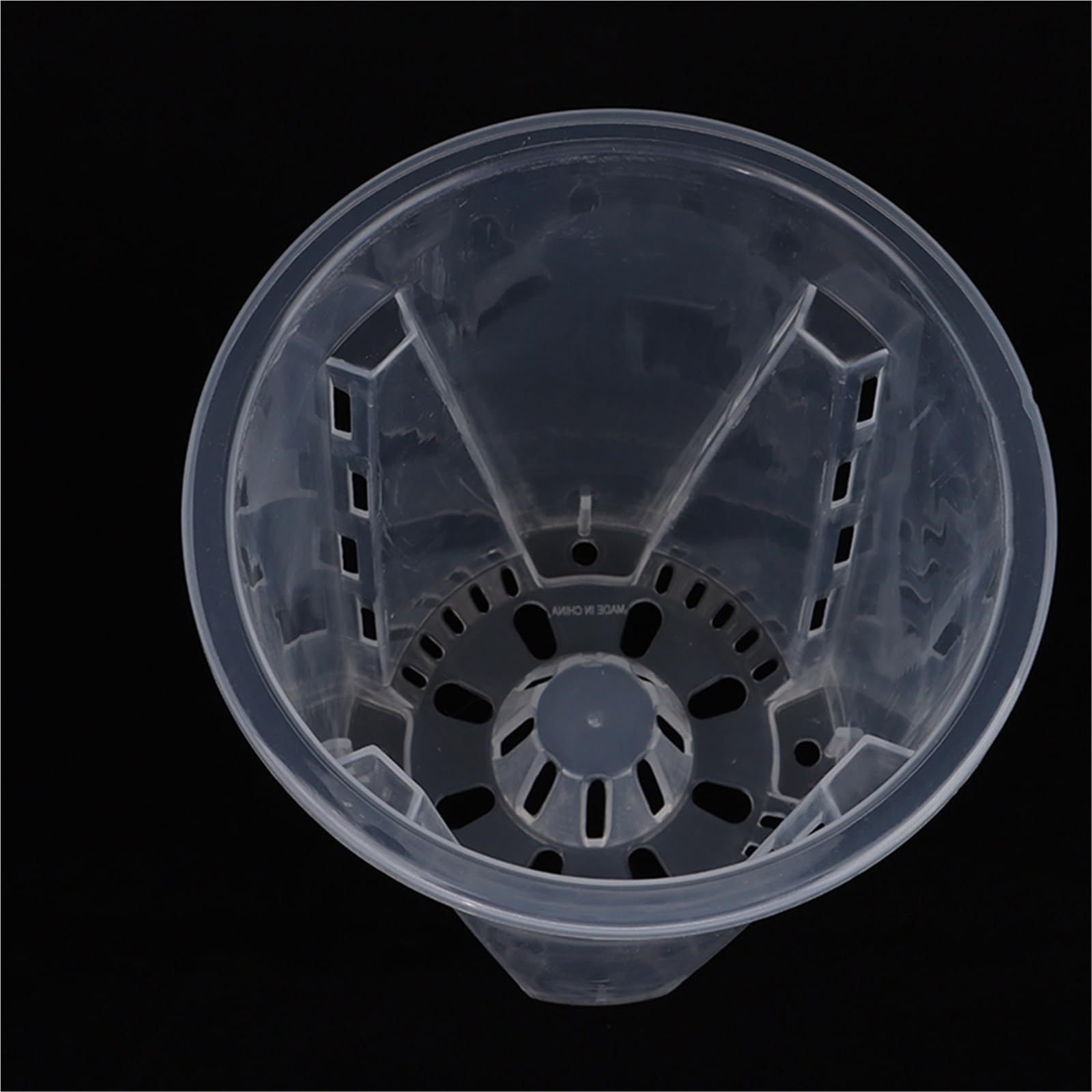 Przezroczyste plastikowe rośliny Przezroczyste doniczki na storczyki 5 szt. 10-14cm(14CM)