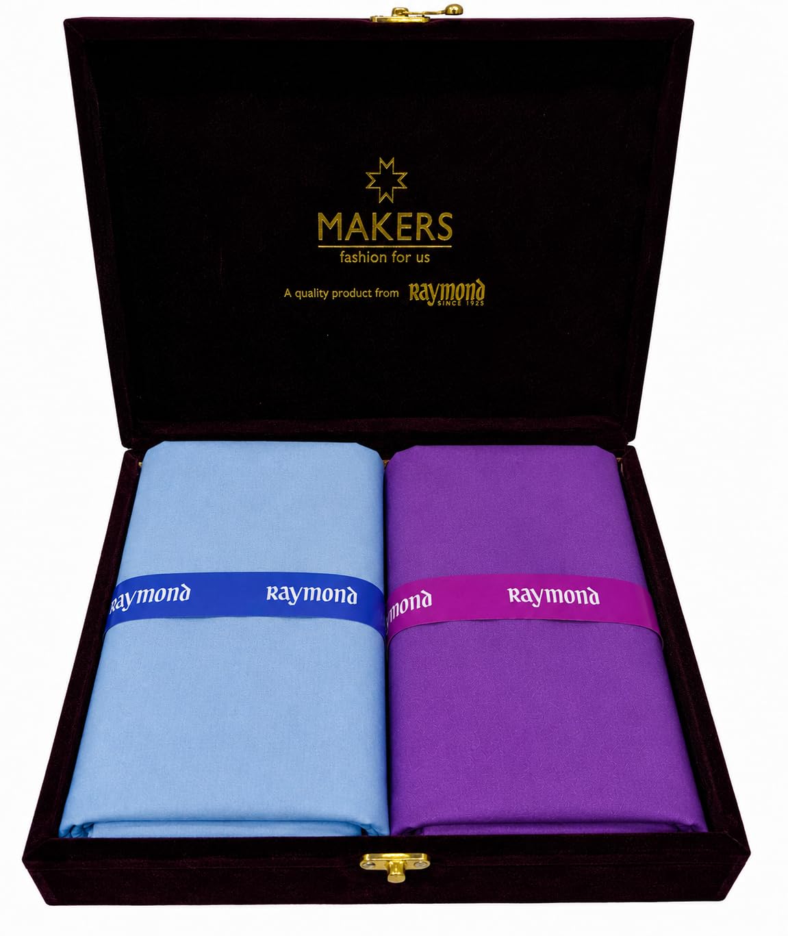 raymond fabrics Makers Men's Exclusive Unstitched Shirt & Trouser Fabric Set | Premium Dress Material Combo in Luxury Case | Custom Tailoring Fabric for Formal Wear-picture-47