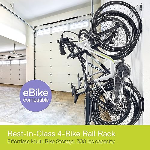 Support vélo garage Delta Cycle vertical pour vélos électriques