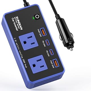 Sponsored Ad – 200W Car DC Power Inverter, 12V to 110V AC Inverter, Car Inverter Charger with Quick Charge PD 24W/ QC 24W,...