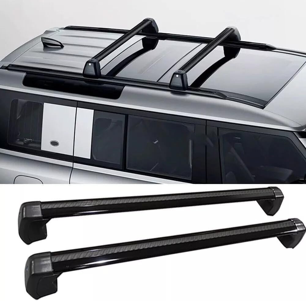 Upgrade 2Pcs Roof Rail Rack Cross Bars Crossbar Fits for Land Rover Defender 110 2020-2023 2024 2025