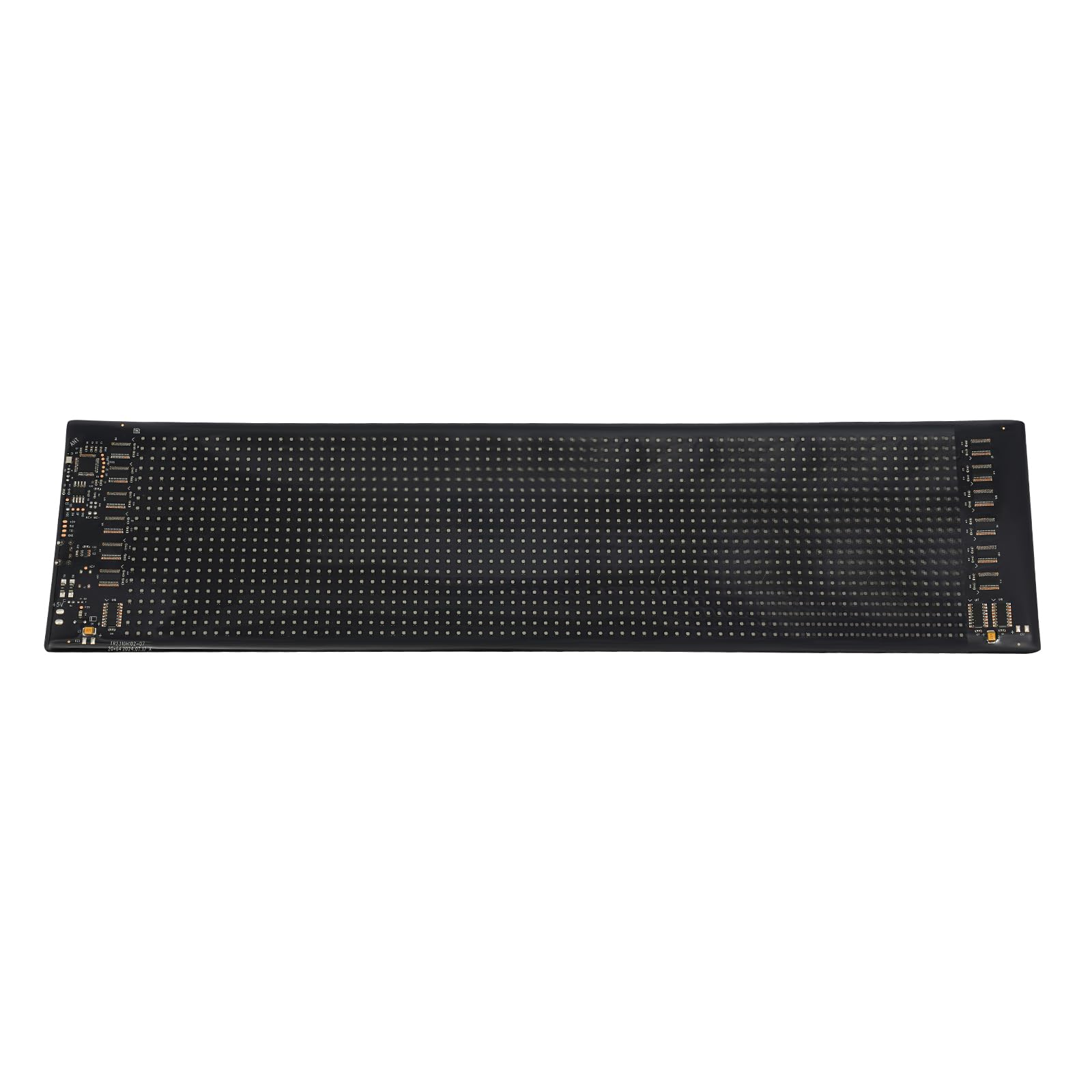 Tablero de indicadores LED 59,5 x 12 cm flexible LED con protección IP65, control de aplicación y mando a distancia, placa de nombre programable 0,22 kg, cartel portátil para coche, tienda y bar