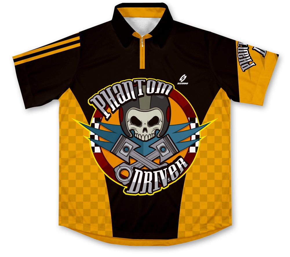 ScudoPro Phantom Driver Pit Crew Racing Shirt Jersey - Size 4XL Multi