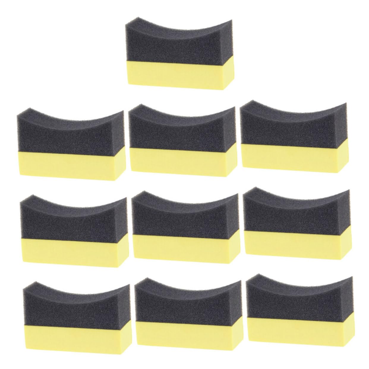 Zerodeko 5 Series Esponja De Lavado De Autos Esponja De Arcilla De Limpieza De Coche Largo De Coche Húmedo Aplicador De Cera para Automóvil Pulido Compuesto PE 10 Piezas X 5