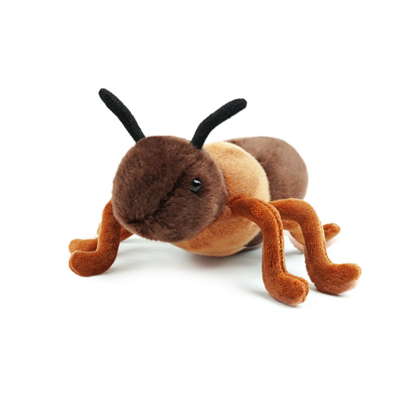 JORCEDI Insect Stuffed Animal, Realistic Insect Soft Toys, Cuddly Plush Toy, Soft Small Stuffed Animals for Children Play Family Friend Home Sofa Bookshelf Decor (Ant)