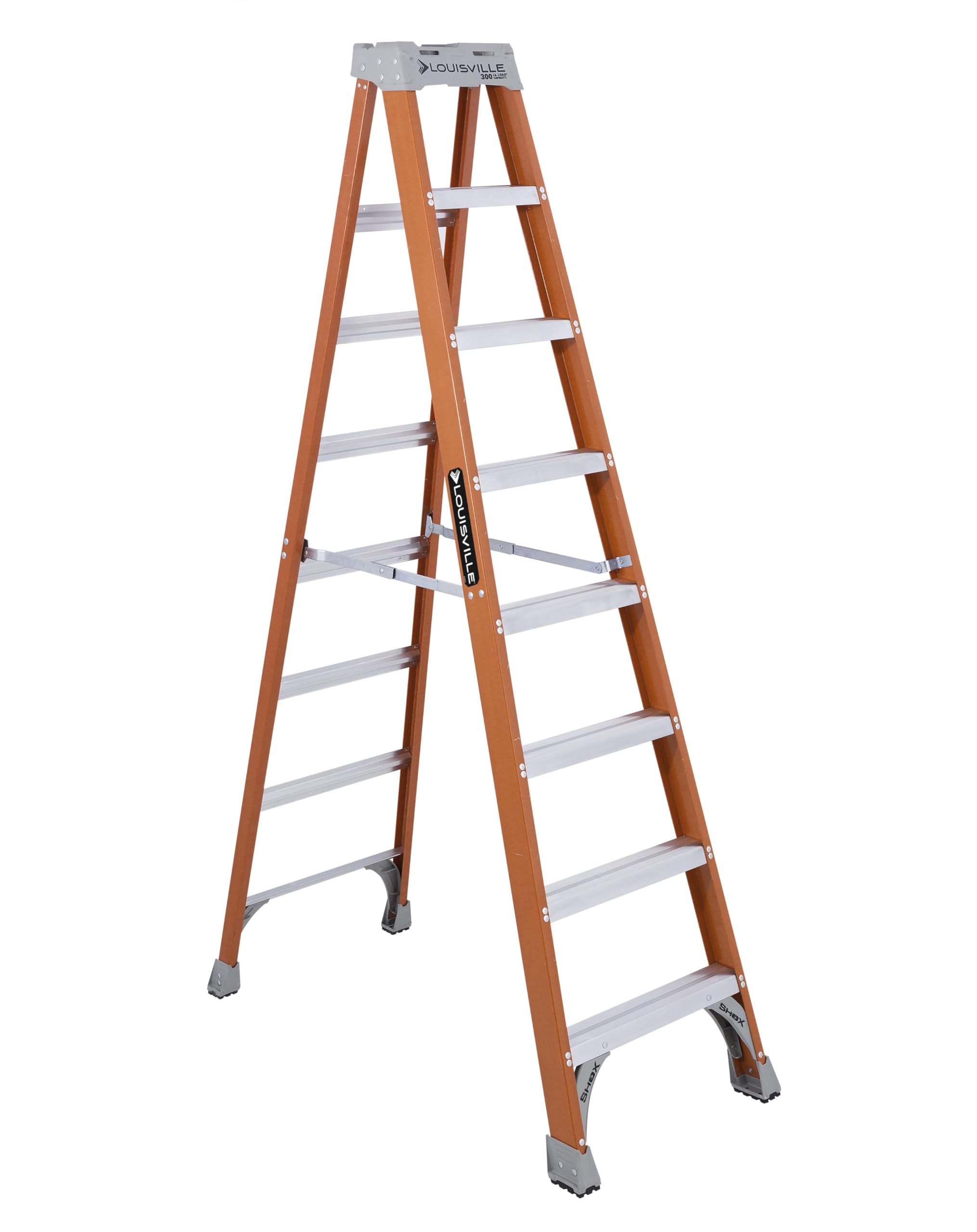 Louisville Ladder FS1508 Ladder, 8-Foot, Orange
