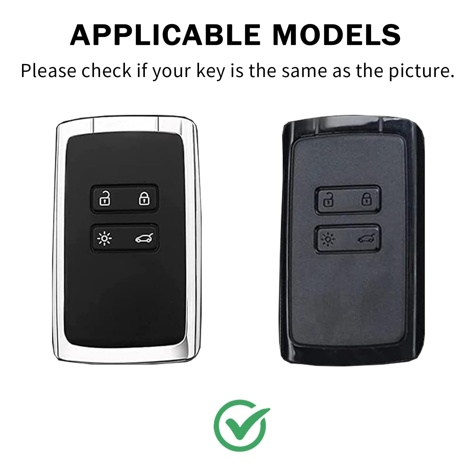 Voiture Clé à Télécommande Étui en Cuir pour Renault Coque de Clé Voiture avec Porte-clés 4 Bouton Accessoire clé de Voiture pour Clio Espace Megane Kadjar Captur Zoe Dacia Arkana, Bleu