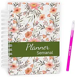 Planner Semanal Sem Data - Visão Mensal/Visão Semanal