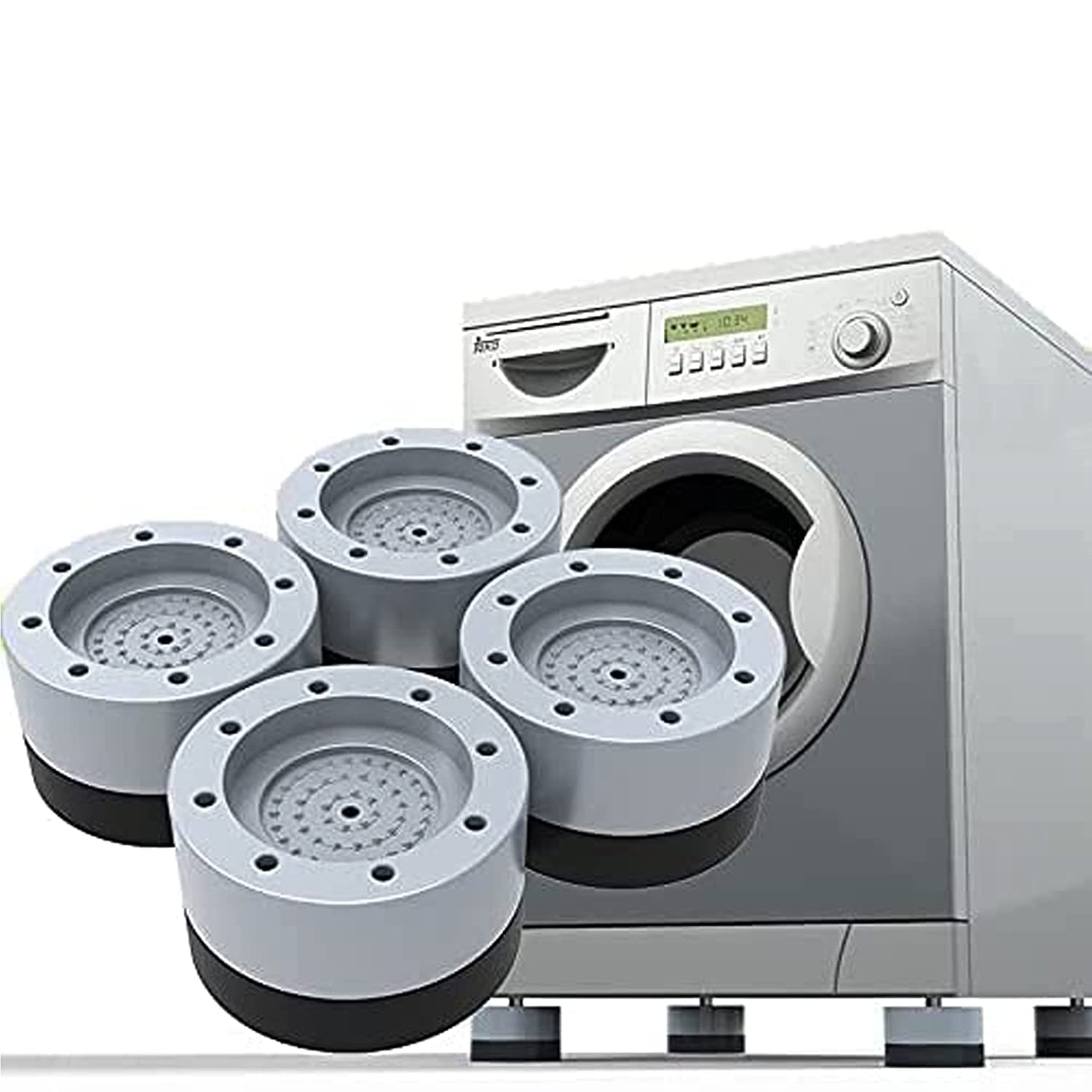 Buy Washing Machine Foot Pads for Anti Vibration & Anti Walk Washer and Dryer Anti Slip Shock