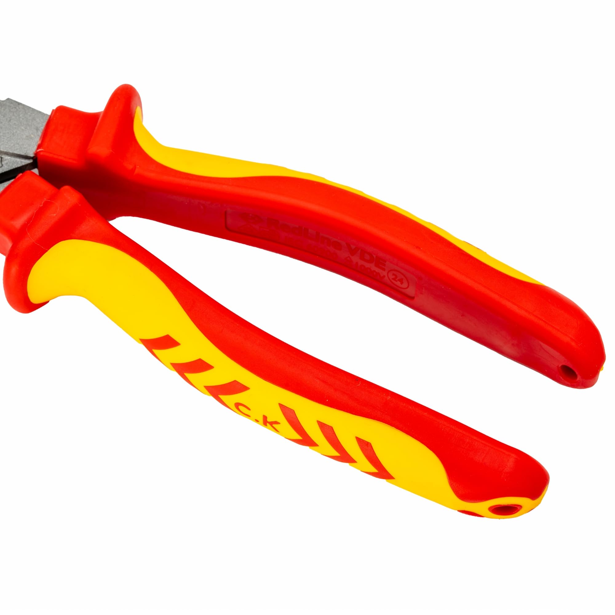 C.K RedLine 2025 Edition VDE CombiCutter 3 MAX, coupe-câble électrique allemand, pince coupante latérale, dénudeuse, cintreuse, cisaillement à vis, coupe-vis, coupe-électricien robuste, cisaille