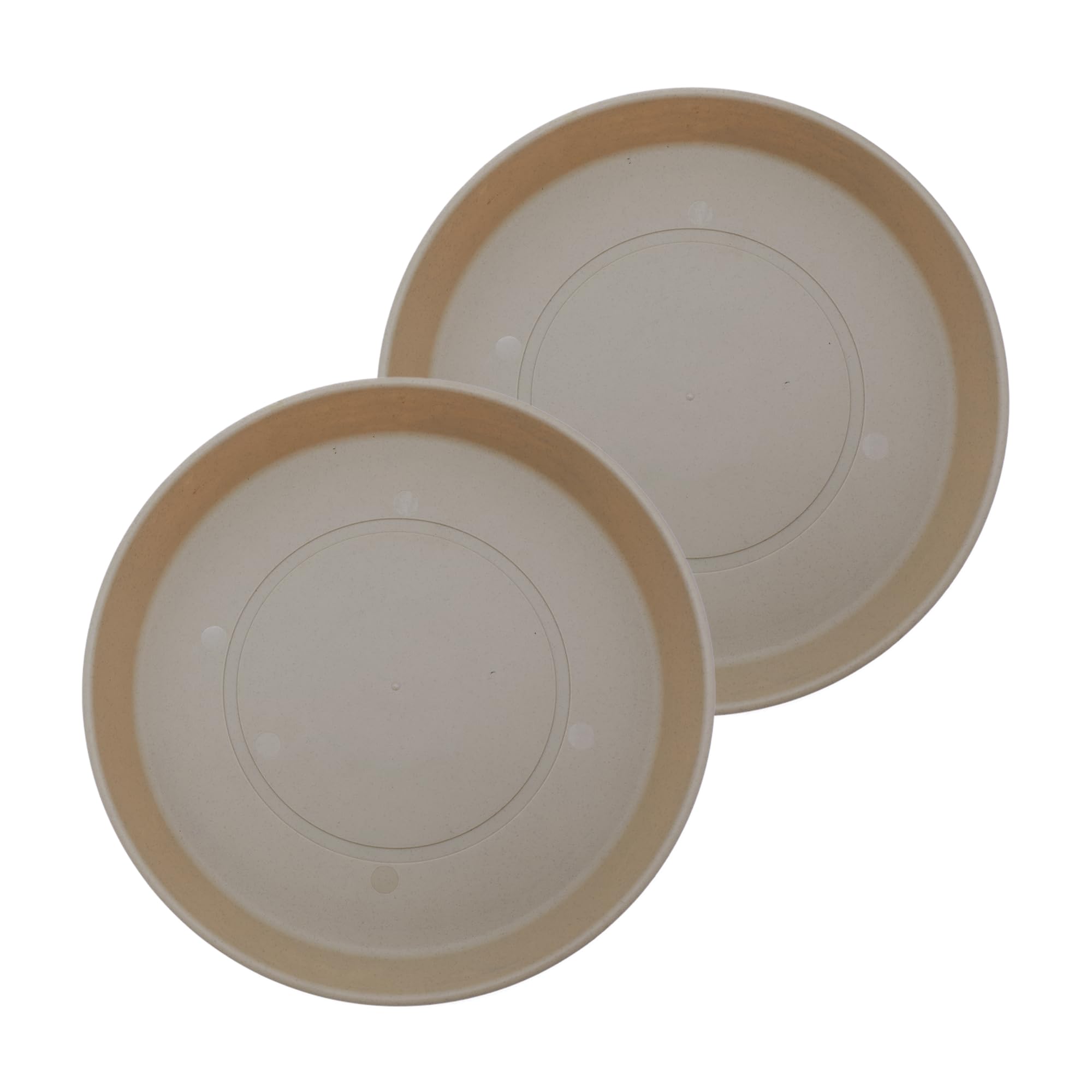 The HC Companies Plastic Planter Saucer, Sandstone, 14"