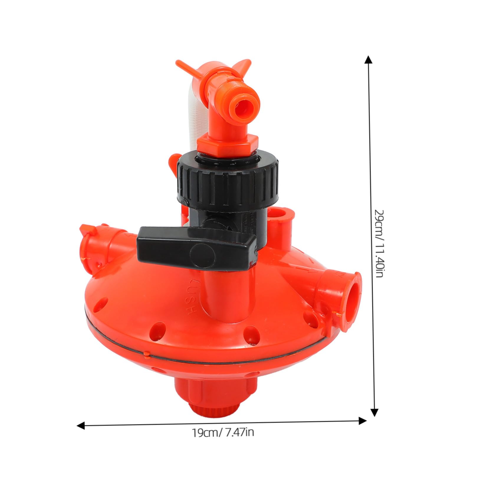 GALPADA Abbeveratoio Automatico per Pollame con Valvola di Riduzione Pressione Accessorio Sicuro e Leggero per Gabbie di Galline Distributore d Acqua Professionale per Allevamento