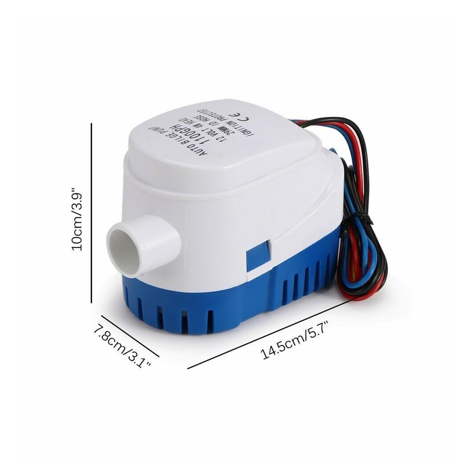 Pompa di sentina 1pc 12V 1100GPH Acqua for barche automatica