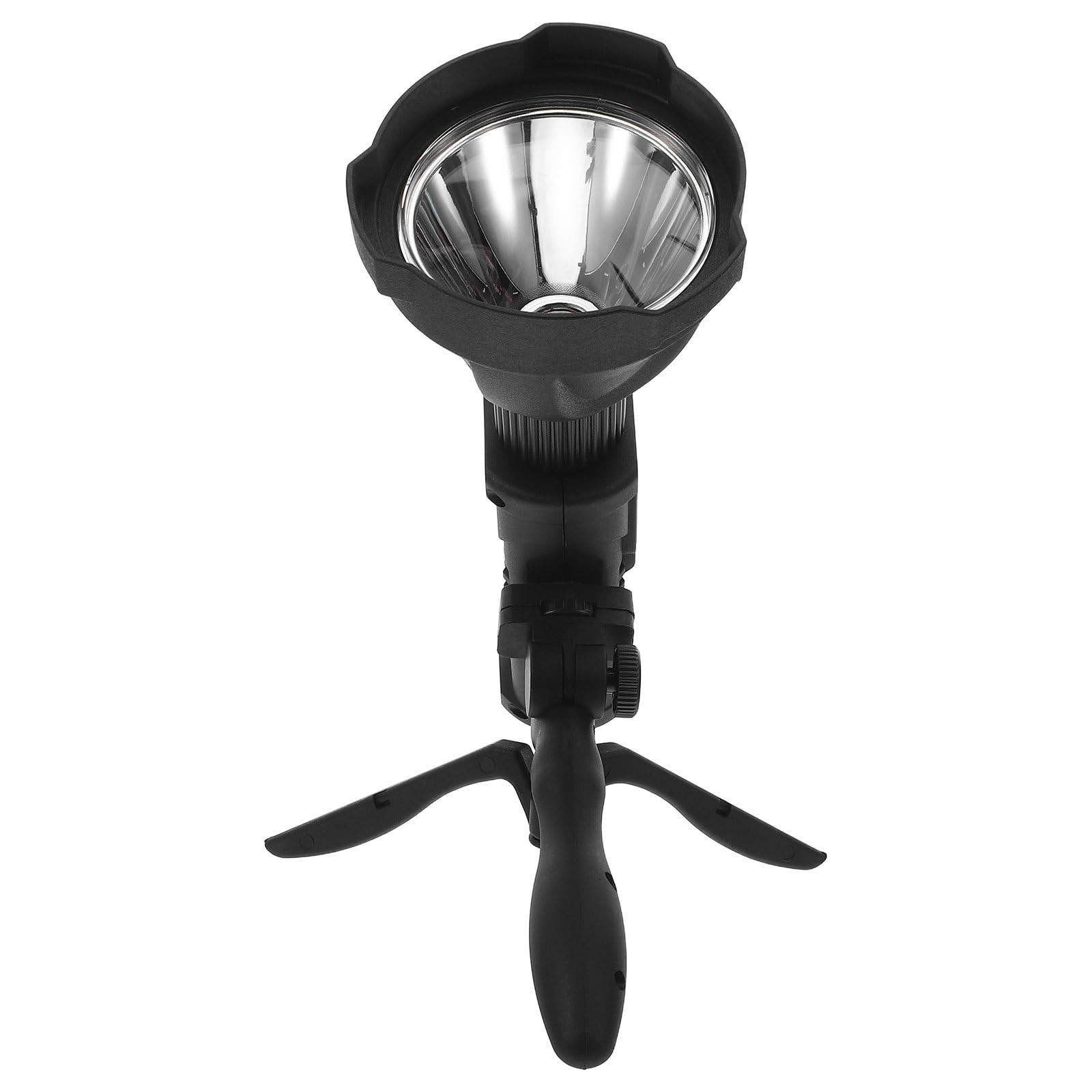 Healvian Torcia Portatile P70 8000mah LED Ricaricabile USB Nero | Plastica Resistente a Urti e Compressione, per Pesca e Campeggio, Luce di Emergenza