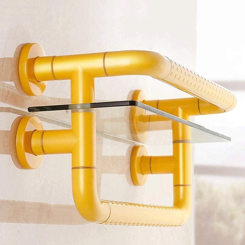 Single Hanging Base, Brushed Finish, Stainless Steel, Water and Rust Proof, Wall-Mounted Rack