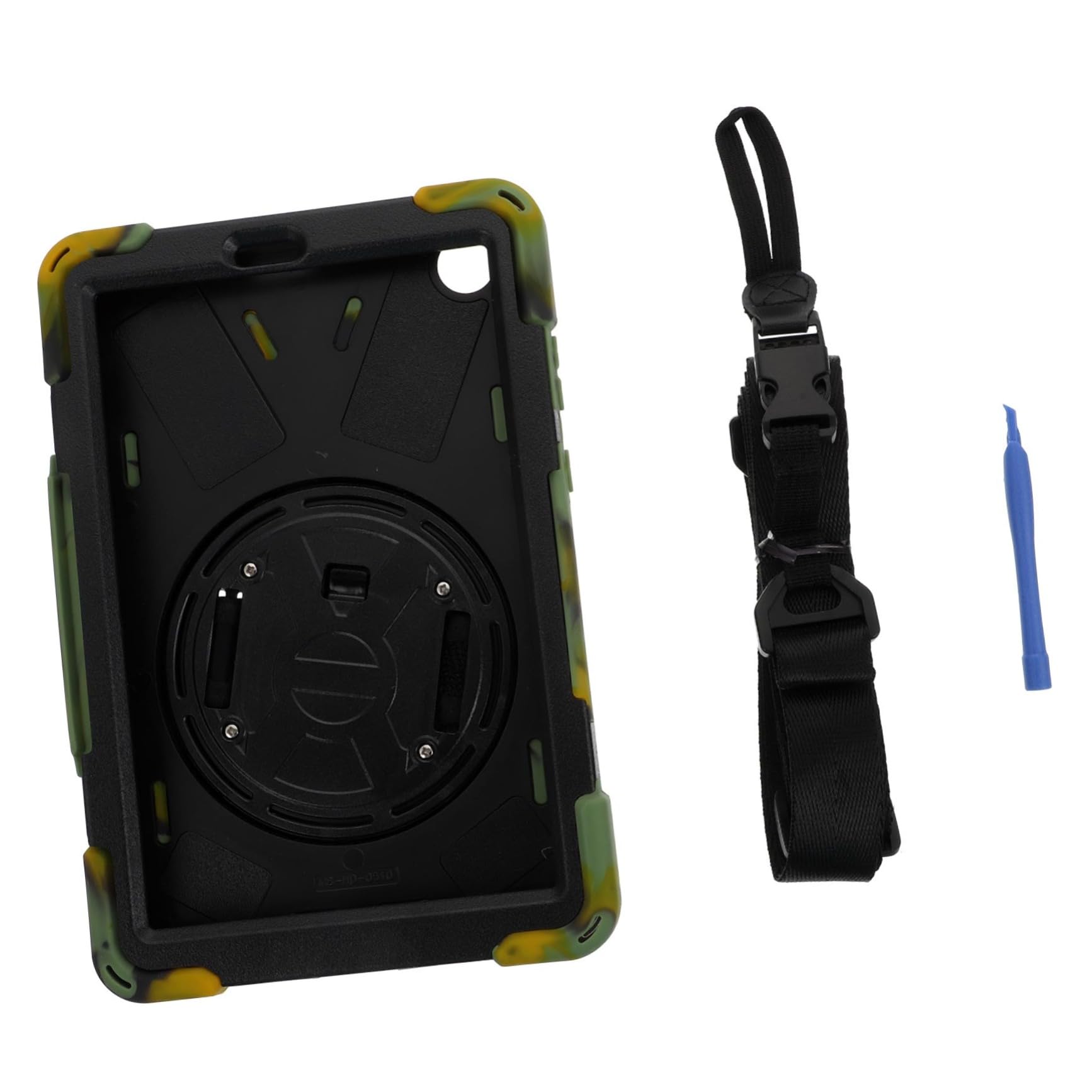 NUOBESTY Cover Protettiva Rotante per Tablet Elegante Materiale Resistente Protezione Urti e Graffi Cinghia Compatibile
