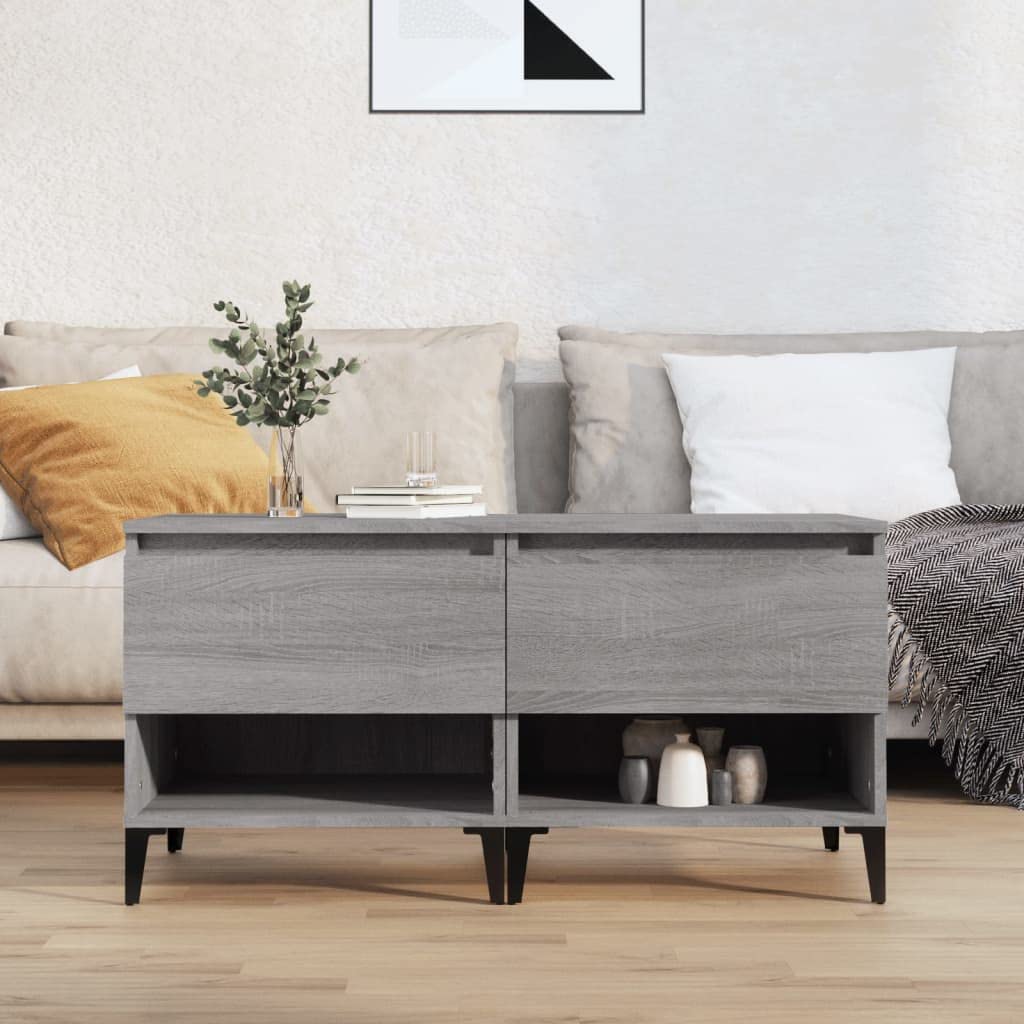Set di 2 tavolini da caffè grigio Sonoma, 50 x 46 x 50 cm
