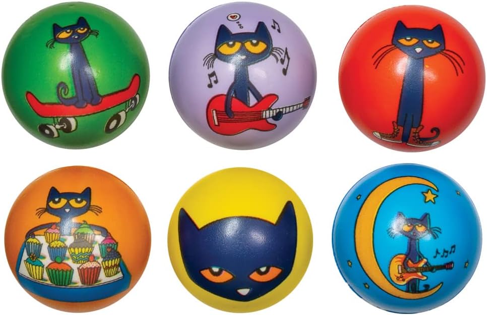 GEDDESRaymond Pete The Cat Stress Ball Fidget Toy Set (12 Pack)
